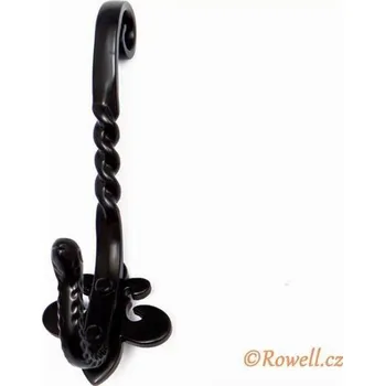 Věšák V3. Věšák - černý (Nástěnný věšák. Jednoduchý a funkční doplněk do interiéru.)