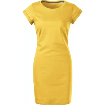 Dámské noční prádlo Noční košile, Žlutá, Bez potisku (bez potisku)