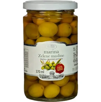 Pz Marina Zelené olivy s peckou 350 g