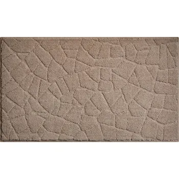 Koupelnová předložka GRUND Koupelnová předložka TERAZZO čoko-smetanová Rozměr: 60x100 cm