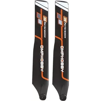 RC náhradní díl OMP M1 Listy hl. rotoru - oranžové