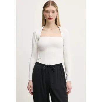 Body Body Abercrombie & Fitch bílá barva, KI139-5207 KI139.5207.178 00X, vel. L