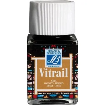 Speciální výtvarná barva Lefranc & Bourgeois Vitrail Barva na sklo 145 Honey 50 ml 1 ks