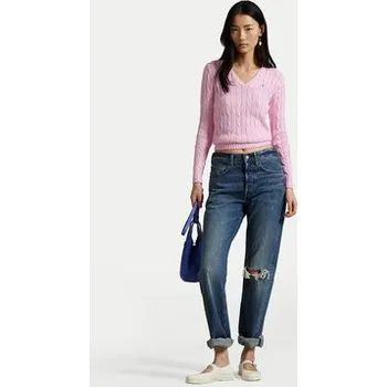 Pánský svetr Polo Ralph Lauren Svetr 211971870006 Růžová Slim Fit M