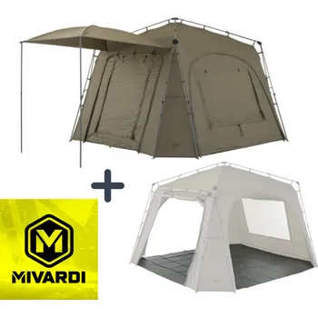 Bivak AKCE MIVARDI Přístřešek Base Camp XXL + extra odolná podlaha (MIVARDI Přístřešek Base Camp XXL + extra odolná podlaha)