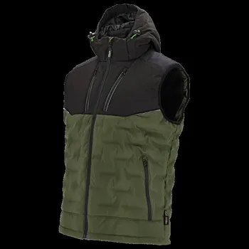 Pánská softshellová bunda Vesta zateplená LOGAN V olivová XXL STALCO PERFECT S-79408