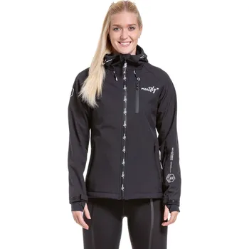 Dámská větrovka Dámská softshellová bunda Meatfly Zaja černá XL