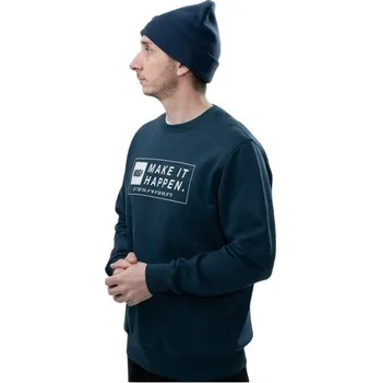 Rybářské oblečení Mikina Nash Make It Happen Coordinates Jumper Navy Blue Velikost XXXL