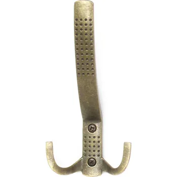 Věšák 91128 věšák Kamil - stará mosaz (Nástěnný věšák v povrchu mosaz. Vhodné řešení pro nábytek v interiéru.)