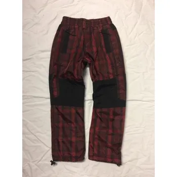 Dívčí kalhoty Vyteplené nepromokavé kalhoty 122, velikost 122, Barva červená, Složení materiálu 100% polyamid