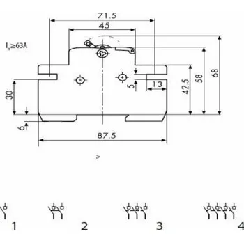 vypínač Krumpáč ETI SV 225, 2P, 25A