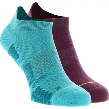 Dámské ponožky INOV8 TRAILFLY SOCK LOW teal/purple L