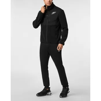 Pánská větrovka Plein Sport Outdoorová bunda 24031 Černá Active Fit 4XL