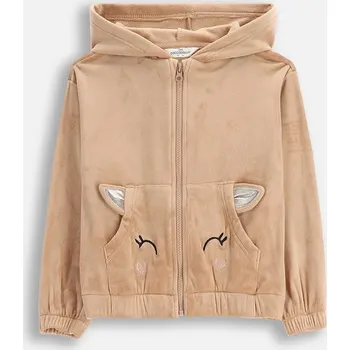 Chlapecká mikina Dětská bavlněná mikina Coccodrillo ZC5132401WGK béžová 80X, vel. 98