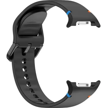 Řemínek na hodinky Silikonový řemínek pro Samsung Galaxy Watch 8 - Černý, velikost L