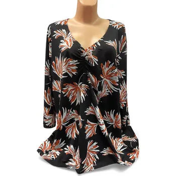 Dámská tunika Tunika SILYMARIN, Barva Černá, Velikost XXL 48, Materiál 65% bavlna 35%polyester