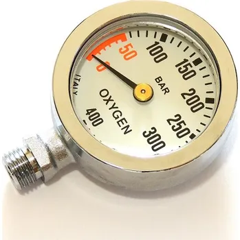 JTLine Manometr 50 mm JTLine, Extreme, Tvrzené sklo, O2