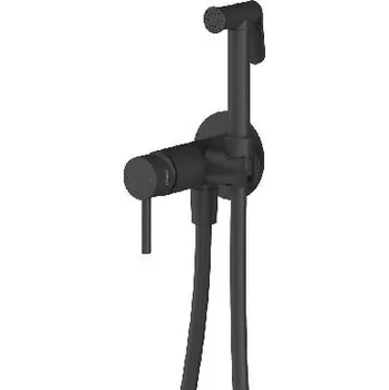 Ravak - Bidetová baterie pod omítku, se sprškou, s tělesem, matná černá X070750