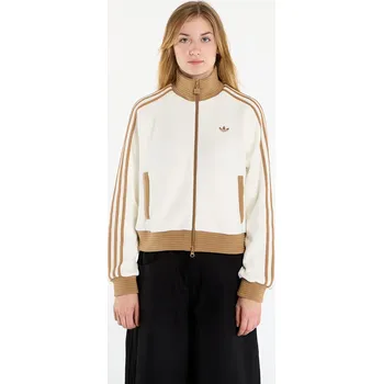 Pánská mikina Mikina adidas Velour Knit Tt Off White XL