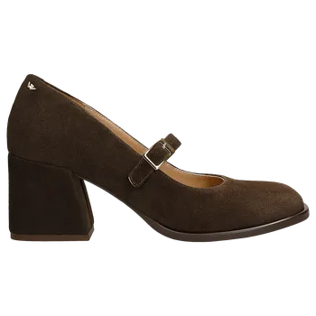 Dámské lodičky Hnědé Lodičky Mary Jane Na Stabilním Podpatku Wojas 3516162 36