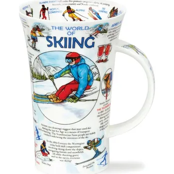 BARRINGTON FURNITURE Hrnek lyžař 500ml EDUN-GL-WORS-XX