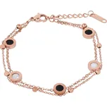 Troli Dvojitý bronzový náramek z oceli + 2 měsíce na vrácení zboží