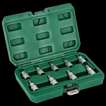 Klíč Sada nástrčných klíčů, HEX, 1/2”, 55 mm, S2, STALCO, set.9 ks