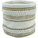 Košík Boho, textil, béžový, ø 25 cm 384601-2