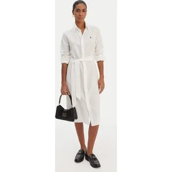 Dámské šaty Polo Ralph Lauren Košilové šaty 211B18781001 Bílá Regular Fit 2