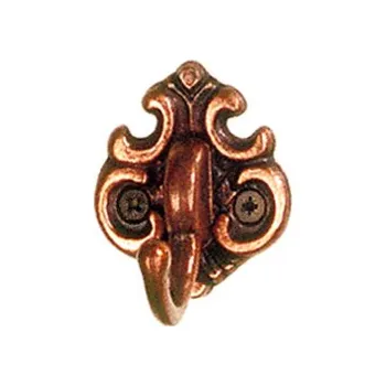 Věšák H1. Háček staroměď (Nástěnný háček v povrchu staroměď. Praktický doplněk do interiéru.)