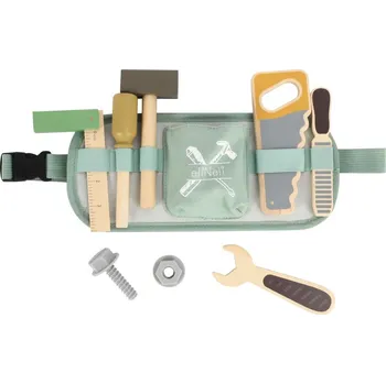 Dřevěná hračka eliNeli Dřevěné nářadí pro děti s opaskem - BAZAR