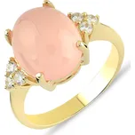 Lillian Vassago Zlatý prsten s růženínem LLV22-GR054 Velikost prstenu: 57