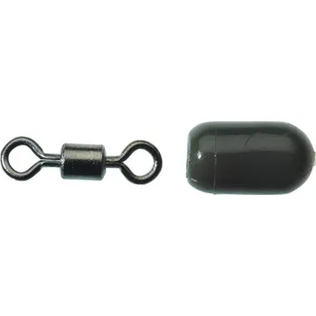 5ks - Obratlík Sensas se Zarážkou Swivel Stop Bead Velikost S