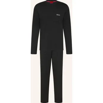 Pánské pyžamo Hugo Pánské Pyžamo Nocto Long, černá, 50