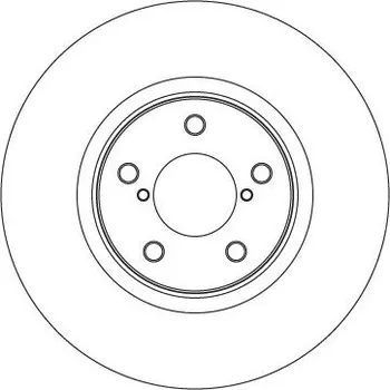 Brzdový kotouč TRW DF4639 Brzdový kotouč