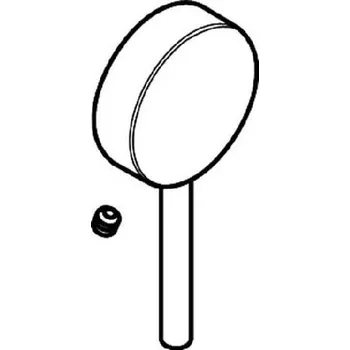 Hansgrohe - Ovládací páka Tecturis S, matná bílá 87111700