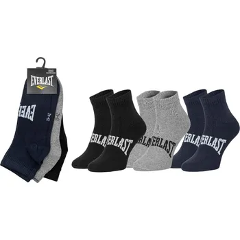 Pánské ponožky EVERLAST Zakostki Navy/Grey/Black 3pak SKQ001-05 35-38 Velikost: 43-46