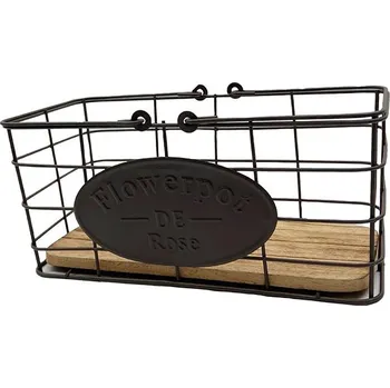 Vánoční dekorace Prodex Košík kovový, obdélník