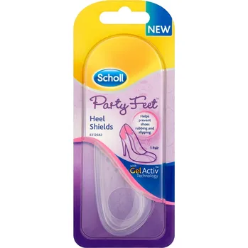 Kosmetika na nohy Scholl Party Feet gelové polštářky do obuvi na ochranu paty 1 pár