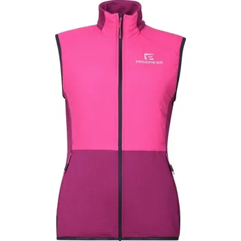 Dámská vesta vesta dámská Progress TARJA VEST hybridní fuchsie/ostružina