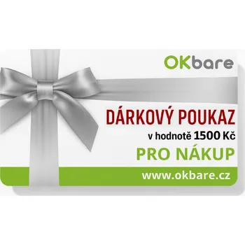 Dámská fitness obuv Dárkový stříbrný poukaz OKbare – hodnota 1500 Kč