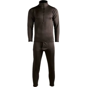 Pánské termo spodní prádlo TEESAR® Komplet funkční spodky a triko ECWCS LEVEL 2 GEN.III ČERNÉ Velikost: XL