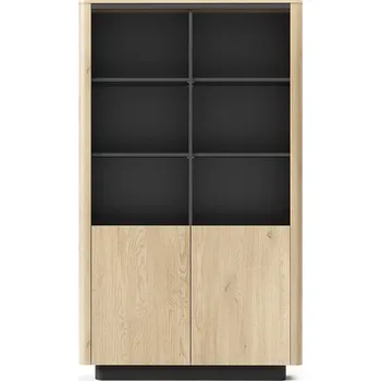 regál TORRO d | regál 2D | 113 cm | dub cremona/černá