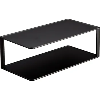 Příborník do zásuvky Černá kovová přídavná police Yamazaki Tower 30 x 15 cm