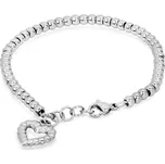 Troli Kuličkový ocelový náramek se srdíčkem + 2 měsíce na vrácení zboží