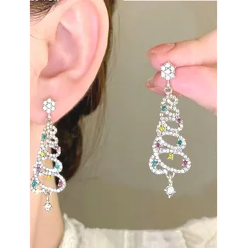 Náušnice Náušnice vánoční stromečky NA154