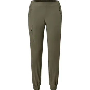 Dámské kalhoty 666910 - Tchibo - Softshellové kalhoty joggpant - pro ženy - vel. 42 - barva: zelená