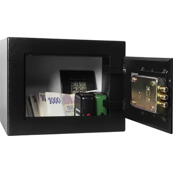 Trezor NS 1/2 – Barva / povrchová úprava: Šedobílá, Typ zámku: Klíčový