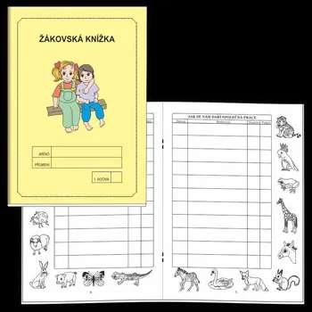 Set školních potřeb Žákovská knížka 1. ročník - známkování (žlutá)