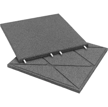 Venkovní dlažba SPORTEC podlaha na terasu gumová KRAITEC STEP, šedá